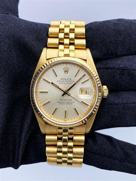 rolex tiffany and co dial